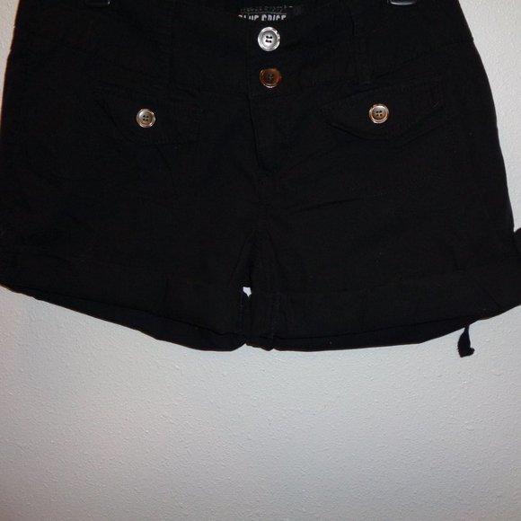 BLUE Spice Black Shorts Size 11 - Picture 5 of 5